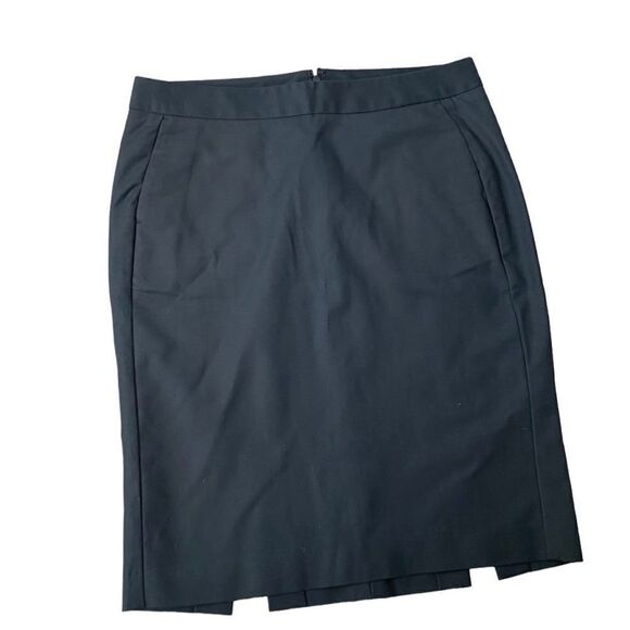 Gap Y2K Black Pencil Skirt Gapstretch Slits on Back SZ 4 - Picture 13 of 13